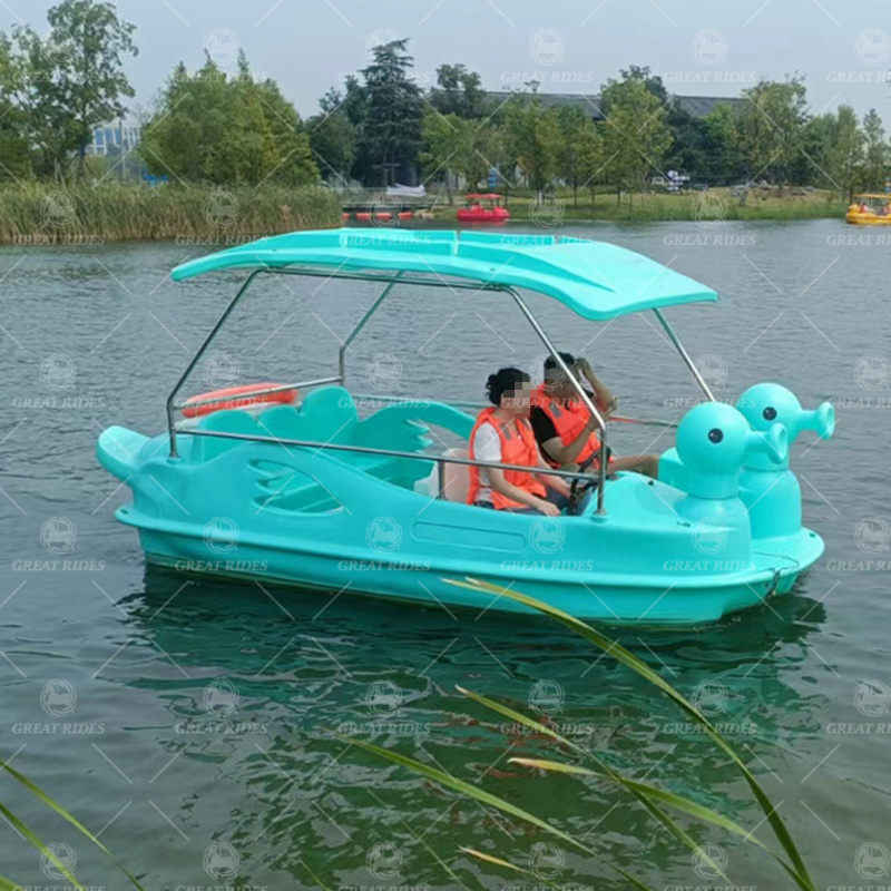 Wholesale Mini 7 Passenger Customized Small Cheaper Water Park Tourist Sightseeing Electric Boat