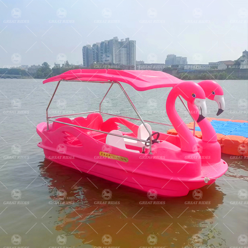 New Design Adult Mini 7 Seats Electric Boat High Quality Water Leisure Equipment Plastic Boats for Sale