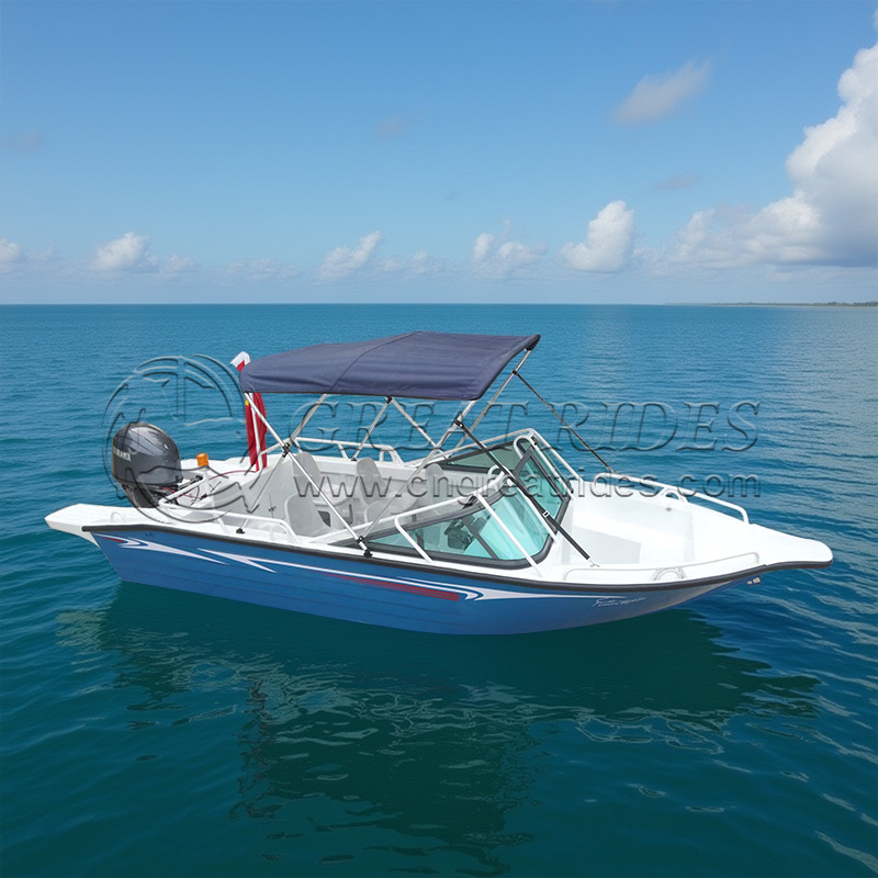 China Manufacturer 4.9m/16ft High Speed Small Boat All Welded Deep V Aluminum Sport Fishing Boat