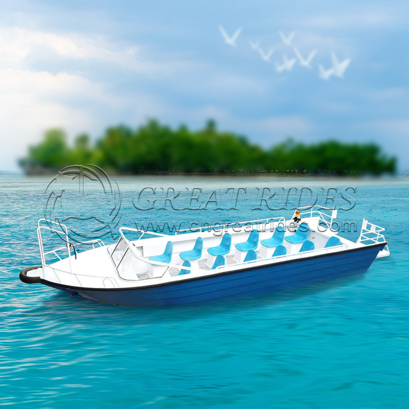 21.3ft/6.5m Aluminum High Speed Fishing Boat Water Sport Yacht Landing Patrol Boat
