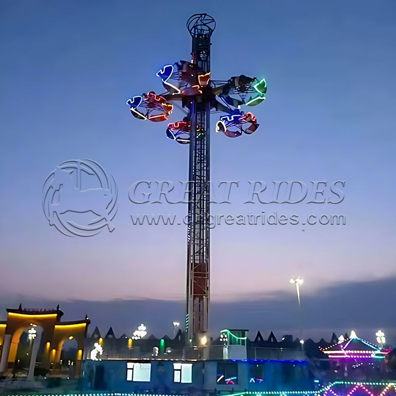  Outdoor Games Luxury Interstellar Flying UFO Rides Rotating Flying Saucer For Sale