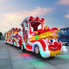 Good Shopping Mall Attractions Family Sightseeing Rides Amusement Park Rides Tourist Clown Electric Trackless Train