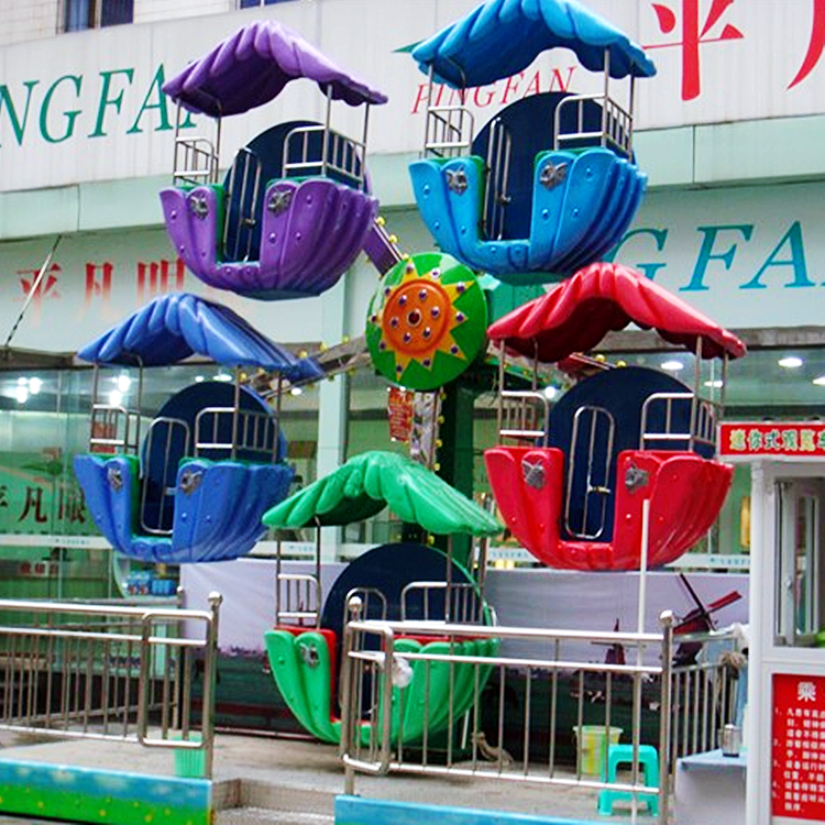 China Professional Manufacturer Amusement Rides 5 Cabins Mini Ferris Wheel for Sale 