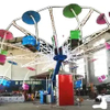 Great money maker family amusement park rides paratrooper double flying with led lighting