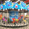 China manufacturer amusement park games machine children carusel horses merry go round ride for sale