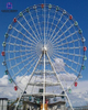 Park rides fiberglass cabin 50m ferris wheel for entertainment