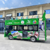 Luxury Double Decker Sightseeing Bus 17 Seat Tour Vehicle for Urban Tourism for Kids and Adults