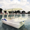 2025 New Design Battery Powered Swan Electric Boat 4.1m 5-Person PE Ride for Rental Use for Sale