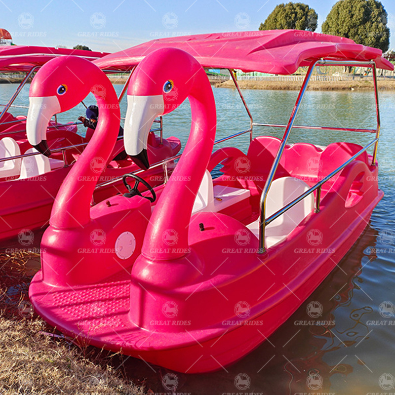 New Design Adult Mini 7 Seats Electric Boat High Quality Water Leisure Equipment Plastic Boats for Sale