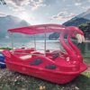 Flamingo 4-5 Seater Electric Boat PE Made Stable Drifting for Water Parks Lakes Family Rental Business