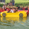 Luxury Sports Car Design Electric Boat 5 Seat PE Paddle Watercraft with Brushless Motor for Resorts and Parks