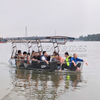 China Manufacturers 5.5m Transparent Polycarbonate Boat 12 Searter See Through Boat with 20-40HP Motor for Sale
