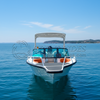 Small 4.8m Aluminum Alloy Speed Boat Flybridge Leisure Boat 16ft Motor Yacht for Lake Recreation