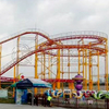 Thrilling Amusement Park Rides Family Game Medium 3 Loops 16 Seats Roller Coaster 