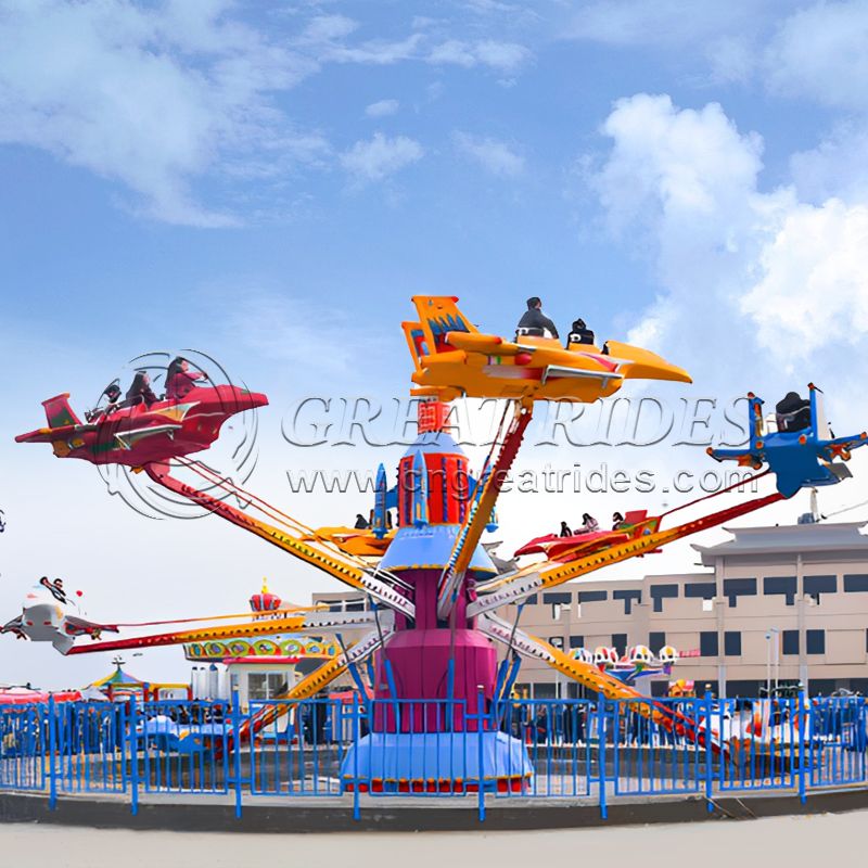 Children Amusement Indoor Fairground Equipment Outdoor Park Electric Self-control Plane