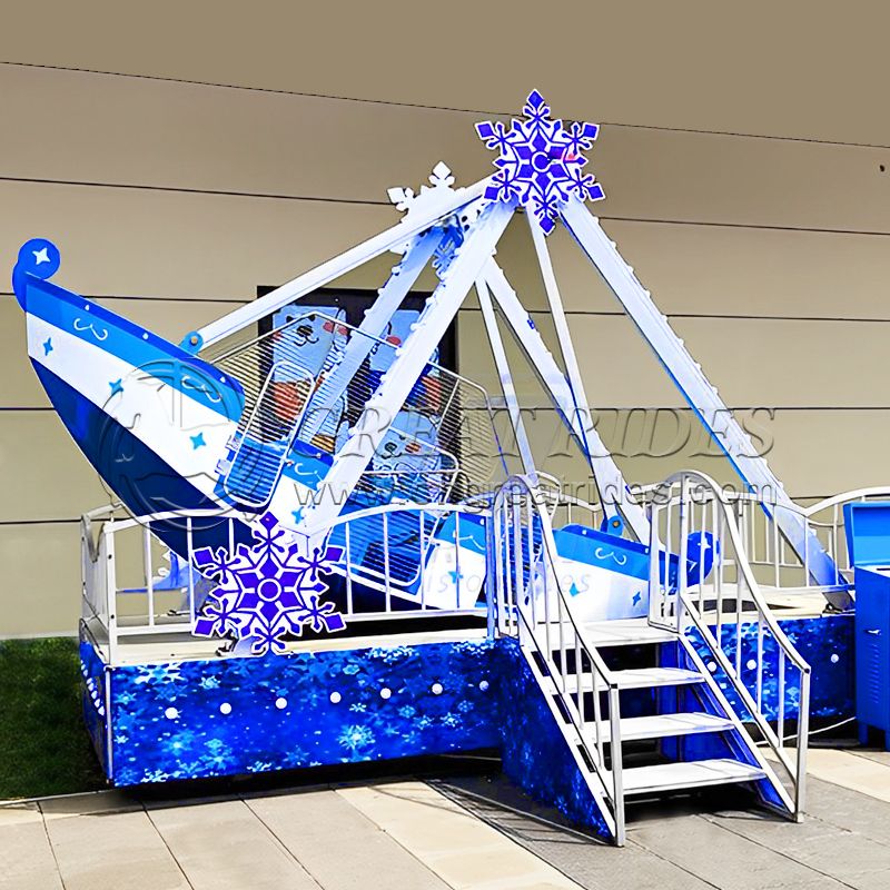 Attraction amusement park games luxury swing boat mini pirate ship rides for kids