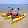 1~2 Seats Summer Pedal Bike Boat Playing Boat Human Power Water Bicycle for Sale
