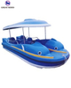 High Quality Good Renting Business Water Fiberglass Boat 6 Seats Electric Motor Boat for Sale