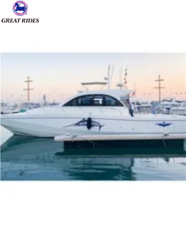 2022 New Style 46ft Leisure Yacht with Steering Console Fiberglass Fishing Boat for Sale