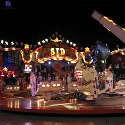 Popular amusement park entertainment equipment adults game 18 persons break dance interstellar challenge ride for sale