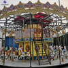 Fun park family rides kids amusement equipment double decker carousel horse on hot sale