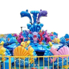 Shooting games amusement park children rides spray water fighting dolphin island ride for sale