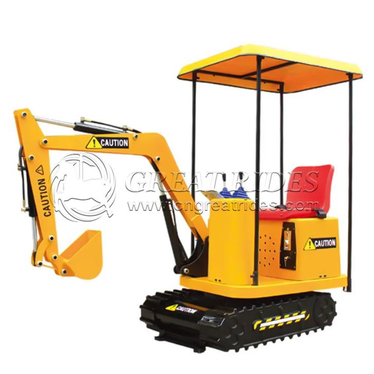 New Design Kids Mini Electric Excavator Rides Amusement Park Excavator Machine for Kids