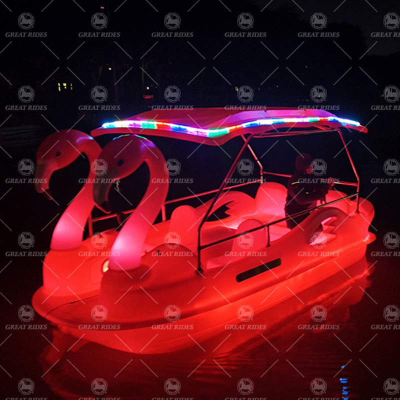 New Design Adult Mini 7 Seats Electric Boat High Quality Water Leisure Equipment Plastic Boats for Sale