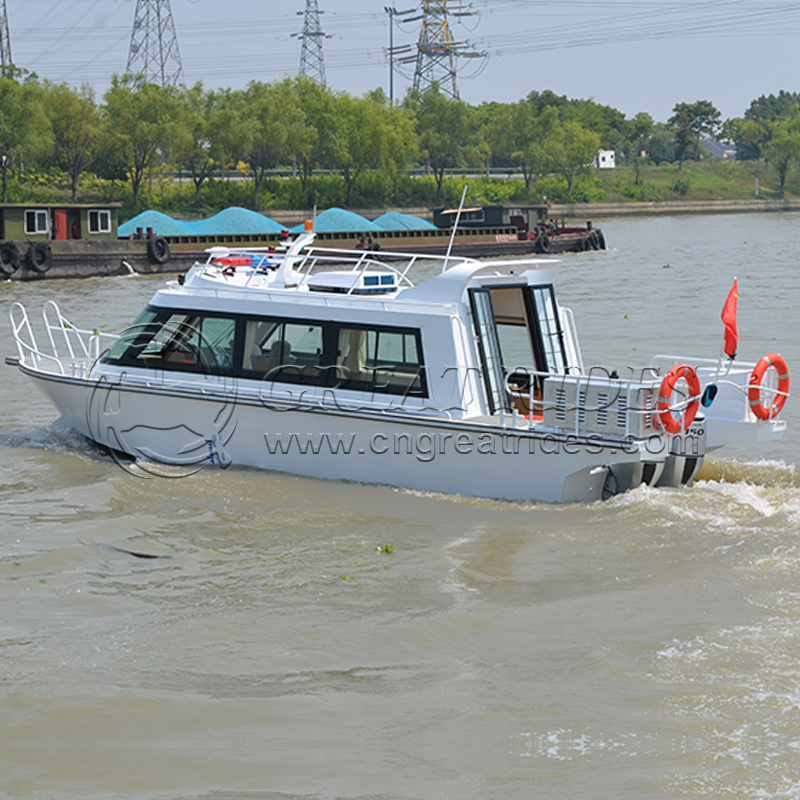 High Speed Patrol Boat Special Official Boat 9.8M/32.2Ft All Welded Aluminum Boat