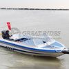 6-8 Persons 19FT/5.8M Fishing Fiberglass High Speed Boat Classic Outdoor Leisure Boat 