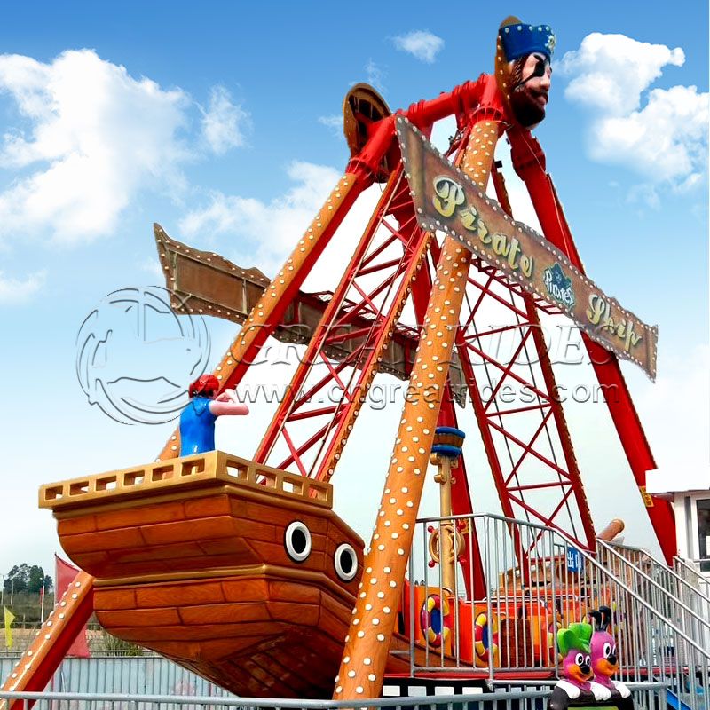 Popular Amusement Products 40 seats Pirate Ship Rides Amusement Park Swing Viking Games