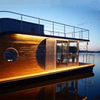 Houseboats Pontoon Boat Aluminium Tube Luxury Barge Party Leisure Yachts