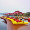 1~2 Seats Summer Pedal Bike Boat Playing Boat Human Power Water Bicycle for Sale
