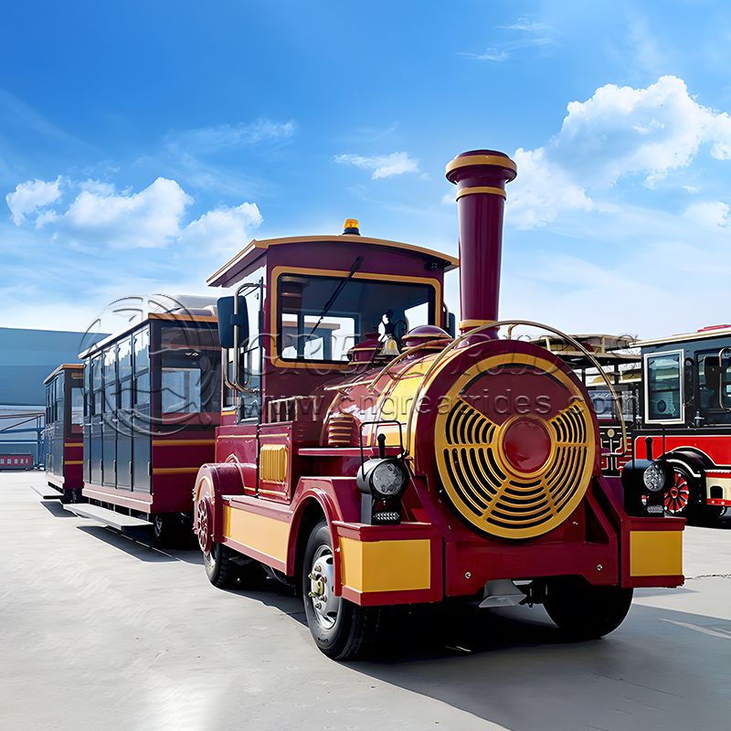 Shopping Mall Equipment Amusement Park Rides Electric Train Kiddie Tourist Train Trackless Train Battery Operated Car