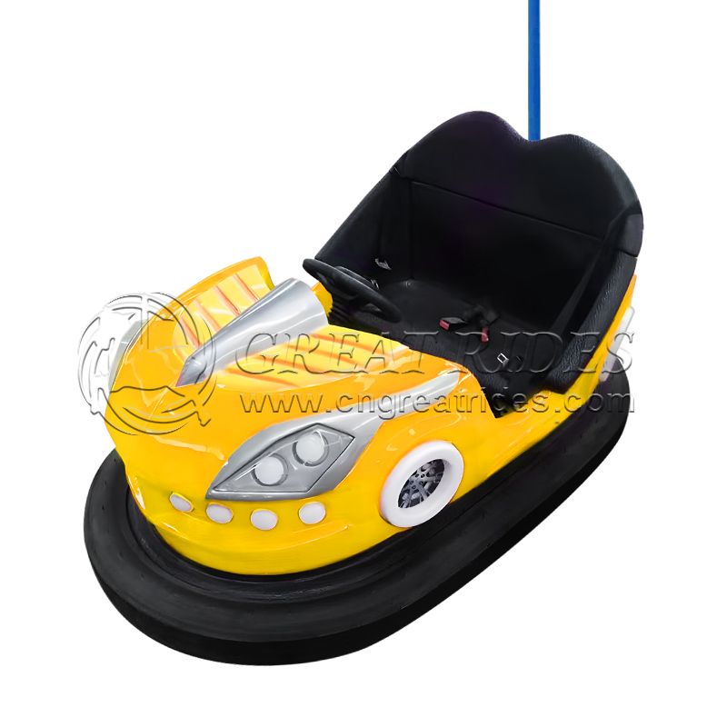 Most Fun Children Rotating Ride Ceiling Net Bumper Car 1-2 Persons Attraction Kids Colorful Bumper Car For Sale
