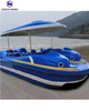 High Quality Good Renting Business Water Fiberglass Boat 6 Seats Electric Motor Boat for Sale