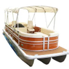 Hot Selling Small 6 Seats Aluminum Party Pontoon Fishing Boat Family Entertainment Cruiser Leisure Offshore Yachts