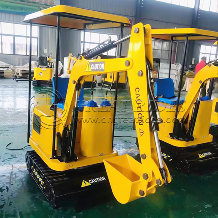 New Design Kids Mini Electric Excavator Rides Amusement Park Excavator Machine for Kids