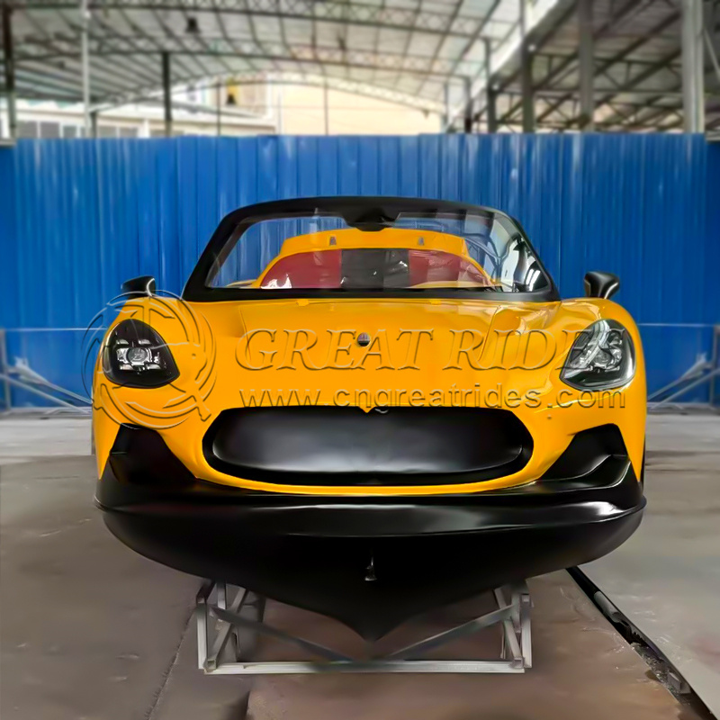 Wholesale Price 5.3m/17.4ft Water Entertainment and Fun Jet Car Boat Water Sports Fuel-Type Super Car Boat