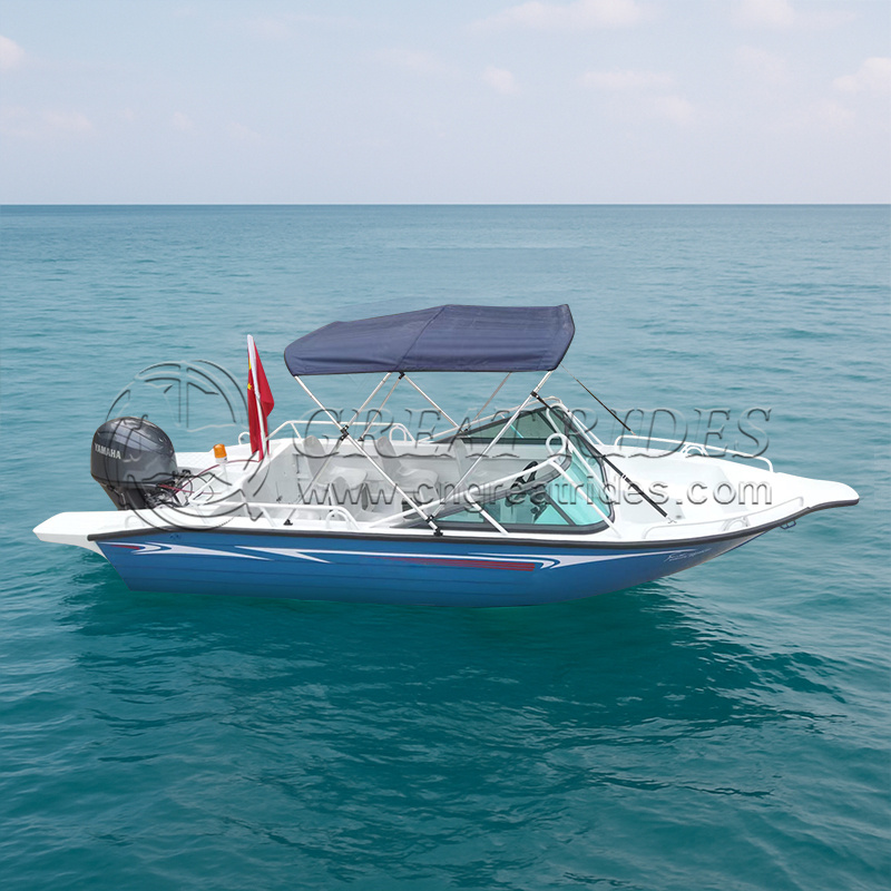 China Manufacturer 4.9m/16ft High Speed Small Boat All Welded Deep V Aluminum Sport Fishing Boat