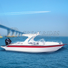 Luxury Sport Boat 24Ft/7.3M Large Fishing Boat Party Leisure Yacht Aluminum Hull High Speed Boat