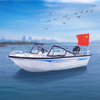 12.8ft Aluminum Alloy Boat 3.9m Affordable Small Outboard Engine Aluminium Fishing Boat High Speed Sport Ocean Yacht