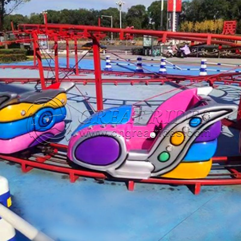 China Manufacturer Amusement Park 24 Seats Space shuttle roller coaster Rides 