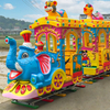 Earn money machine kids amusement games electric elephant mini track train for sale