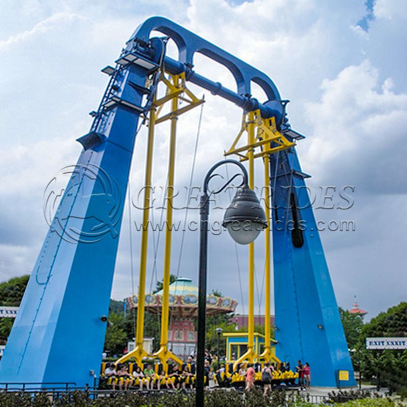 Amusement Park Equipment Giant Swing Carnival Game 20 Seats Storm Swing Rides For Sale