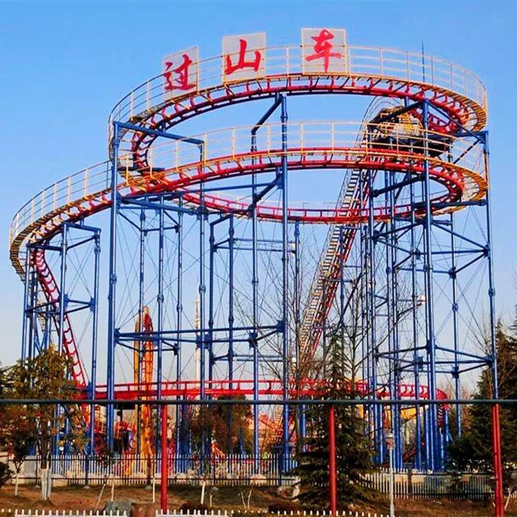 Amusement Attractions Roller Coasters Slides Products Thrill Equipment Pulley Roller Coaster Rides 