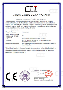  CE Certificate 