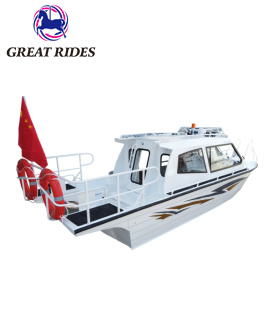 Water Equipment Aluminium High Speed Fishing Boat 20ft Outboard luxury Yachts With Cuddy Cabin 