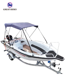 14ft Leisure Cruiser High Speed Sporty Deck Yachts 4.2m Fishing Boat Aluminium Hull