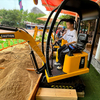 Factory price amusement park electric riding mini digger kids excavator for sale